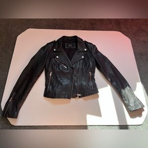 Zara leather jacket